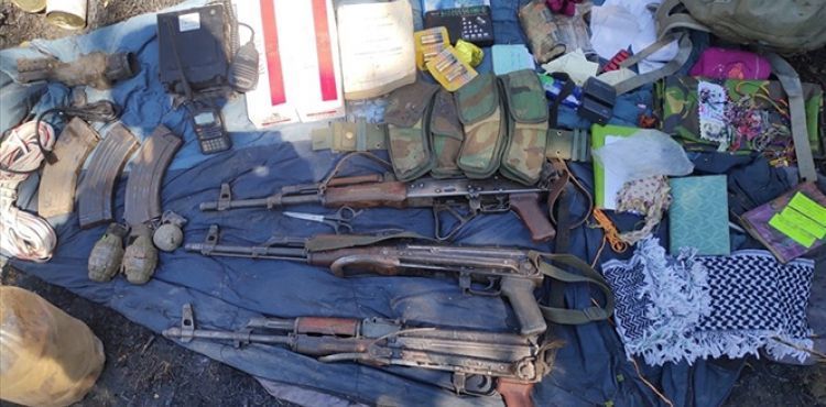 Pençe Harekâtı'nda silah, mühimmat ve yaşam malzemeleri ele geçirildi