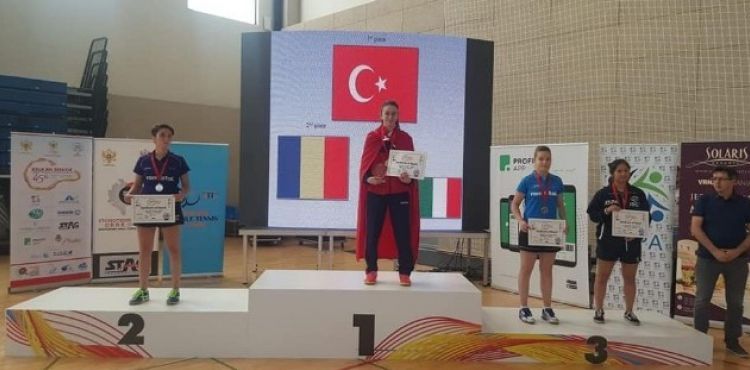 Özge Yılmaz Balkan Şampiyonu