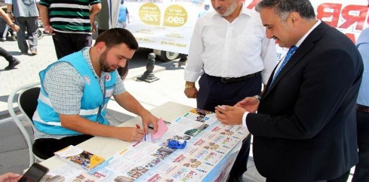Başkan Cabbar'dan kurban bağışı