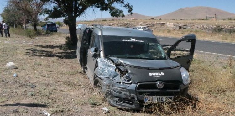 Kayseri'de trafik kazası: 7 yaralı