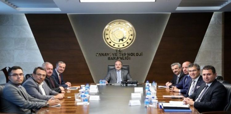 OSBÜK Yönetiminden Bakan Ve Bakan Yardımcılarına Ziyaret