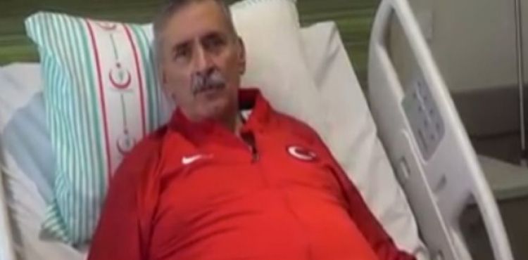 Kayseri'de babasn tedavi ettiren Meksikal Godino, 