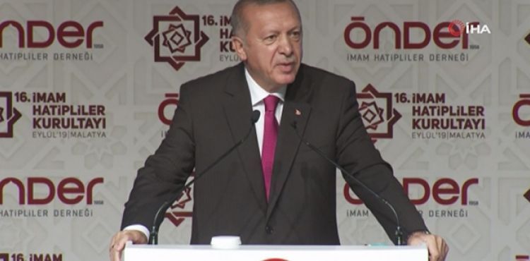 Cumhurbaşkanı Erdoğan, 'Önder İmam Hatipliler Buluşması'nda konuştu