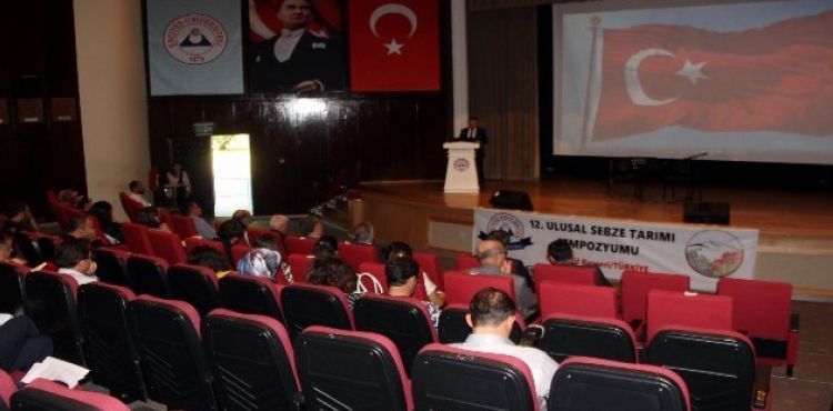 12. Ulusal Sebze Tarımı Sempozyumu yapıldı