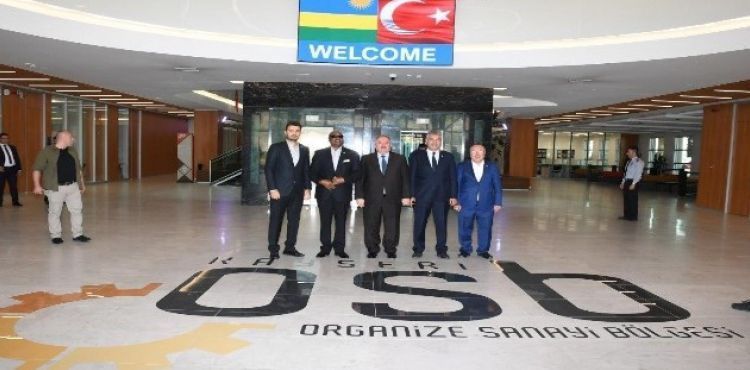 Ruanda Büyükelçisi Kayseri OSB'yi Ziyaret Etti