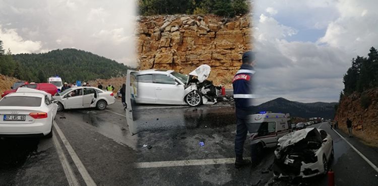 Antalya'da katliam gibi kaza: 4 ölü, 2 yaralı