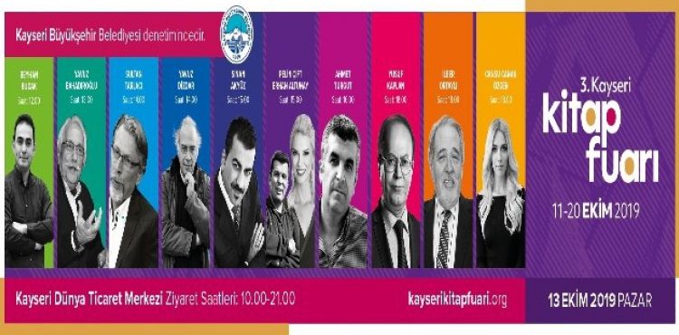 Kayseri Kitap Fuar 11 Ekim'de alyor