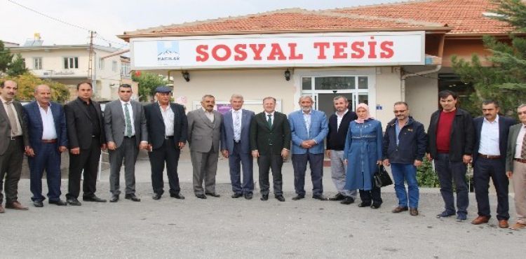 Hacılar Belediye Başkanı Özdoğan muhtarlarla buluştu