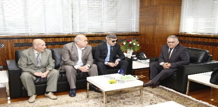 Şehit Aileleri ve Gaziler Derneği Yönetimi Başkan Büyükkılıç'ı ziyaret etti.