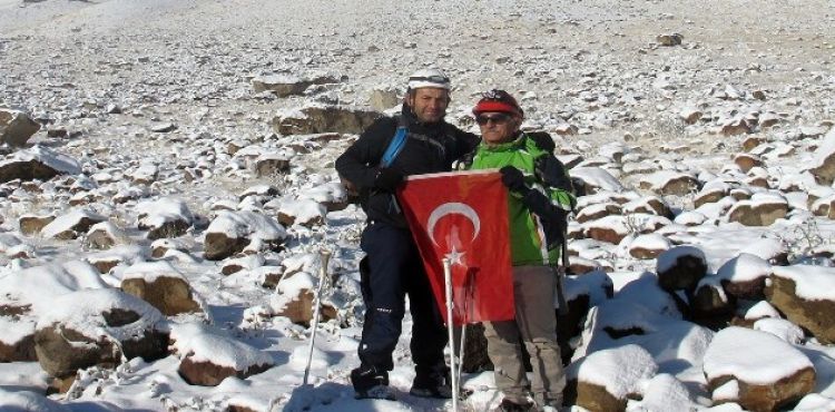 Baba oğul zirveye çıktı