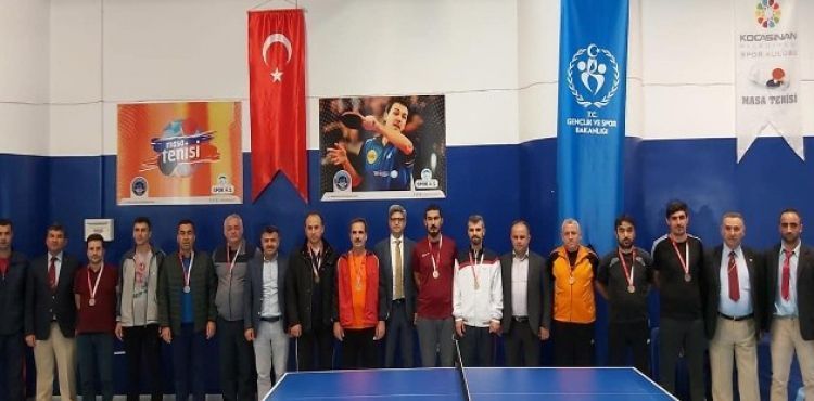 Masa Tenisi Öğretmenler Kupası'nda sonuçlar belli oldu