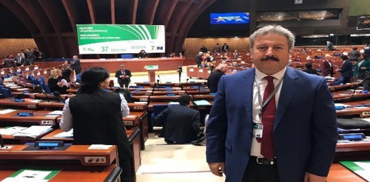 Başkan Dr. Palancıoğlu, Fransa'nın Strazburg şehrinde yapılan Avrupa Konseyi'nin toplantısında