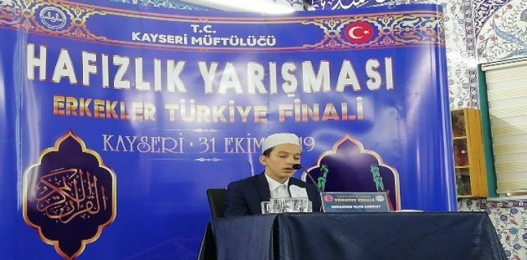 ‘Türkiye Erkekler Hafızlık Yarışması' finali Kayseri'de Başladı