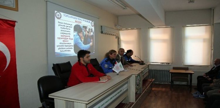 Melikgazi'de Sorumluluk Alan Huzur Toplantısı Düzenlendi.