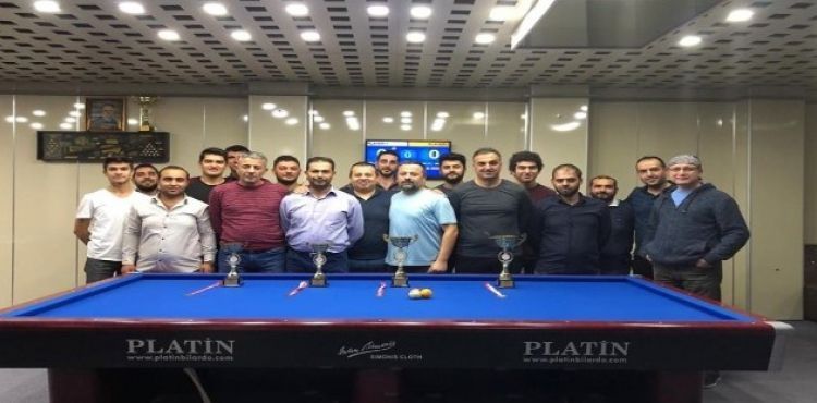 29 Ekim Cumhuriyet Kupası 3 Bant Bilardo Turnuvası tamamlandı