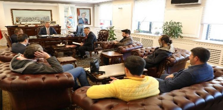 Başkan Palancıoğlu internet gazetecileri ile bir araya geldi