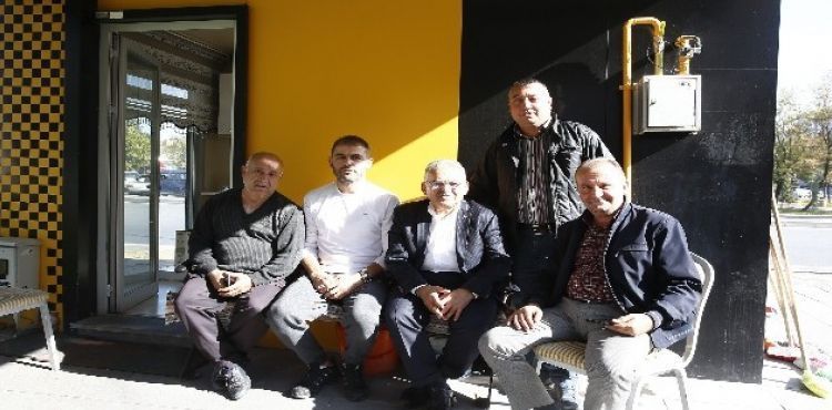 Başkan Büyükkılıç, önce parkta sonra itfaiyede