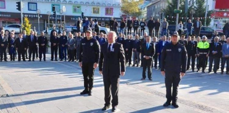 Develi'de 10 Kasım Töreni