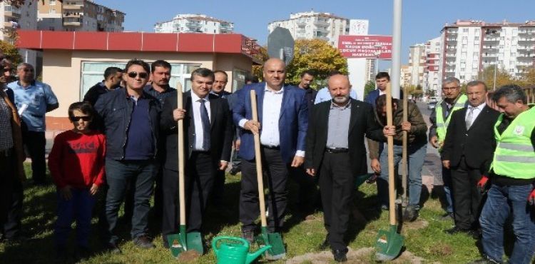 Kayseri Devlet Hastanesi tarafından 620 fidan dikildi