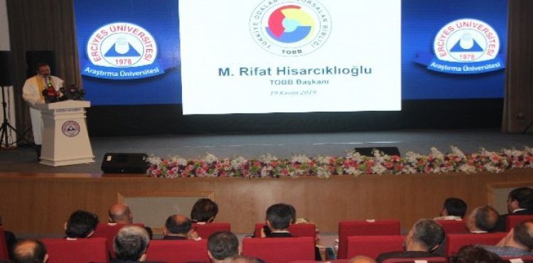 ERÜ'den Hisarcıklıoğlu'na ‘Fahri Doktora' unvanı
