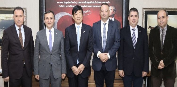Japonya'nın Ankara Büyükelçisi Miyajiami, Erciyes Üniversitesi'nde
