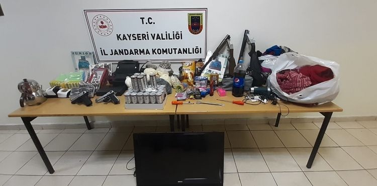 yazlık evde hırsızlık olayı