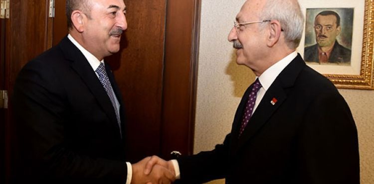 Bakan Çavuşoğlu'ndan, Kılıçdaroğlu'na 'tezkere' ziyareti