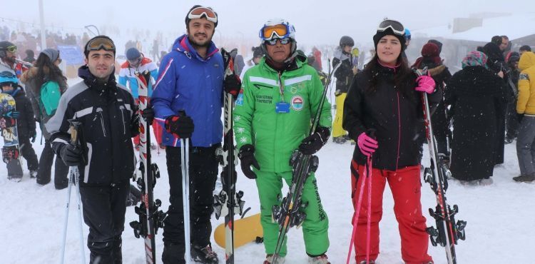 Erciyes'te hafta sonu yoğunluğu