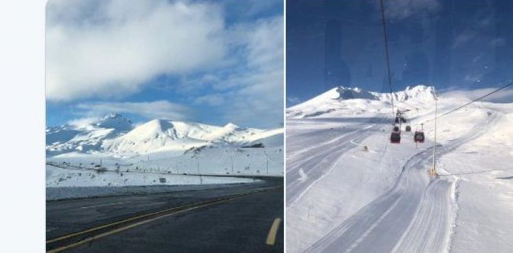 Avustralya Büyükelçisi Erciyes'e hayran kaldı