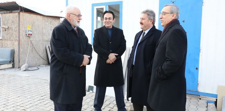 BAŞKAN PALANCIOĞLU CAMİ İNŞAATINI İNCELEDİ