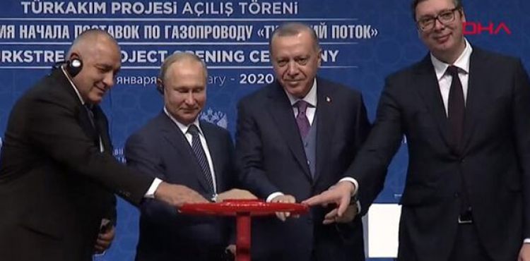 Tarihi gün! TürkAkım'da vanalar açıldı
