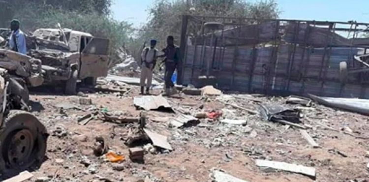 Somali medyası: Türklerin de bulunduğu bölgede bombalı araç patlatıldı