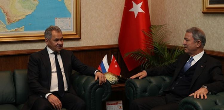 Bakan Akar, Rus mevkidaşı Şoygu ile görüştü