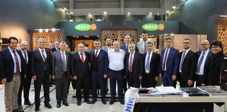 KAYSO İMOB’a katılan Kayserili firmaları ziyaret etti