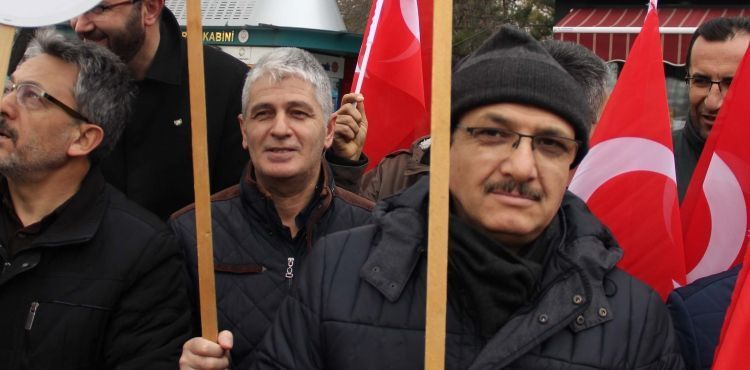 Kayseri'de Trump'ın sözde Orta Doğu Barış Planı protesto edildi