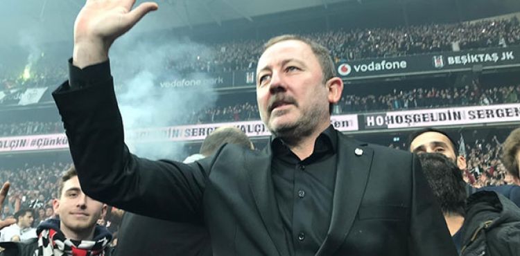 Sergen Yalçın, Beşiktaş taraftarıyla buluştu! İlk sözleri bu oldu