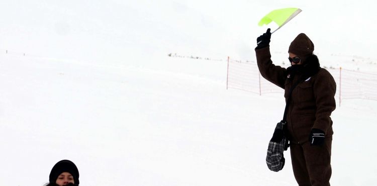 600 yıllık kızak yarışları Erciyes'te yapıldı