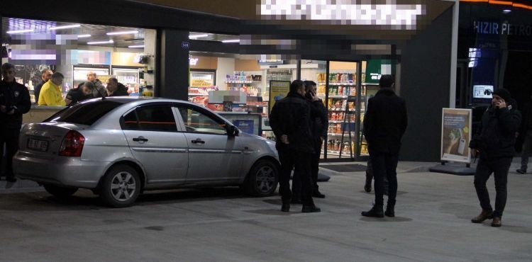 Kayseri'de maskeli akaryakıt istasyonu soygunu
