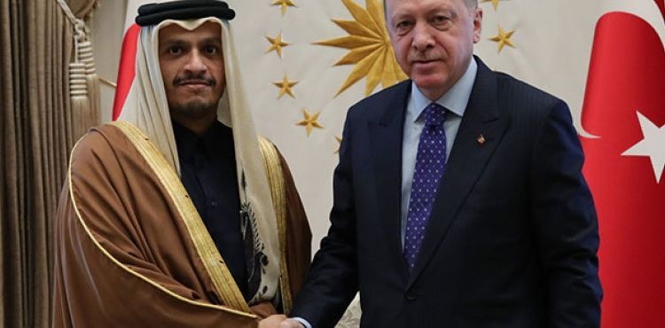 Cumhurbaşkanı Erdoğan, Katar Başbakan Yardımcısı Al Thani'yi kabul etti
