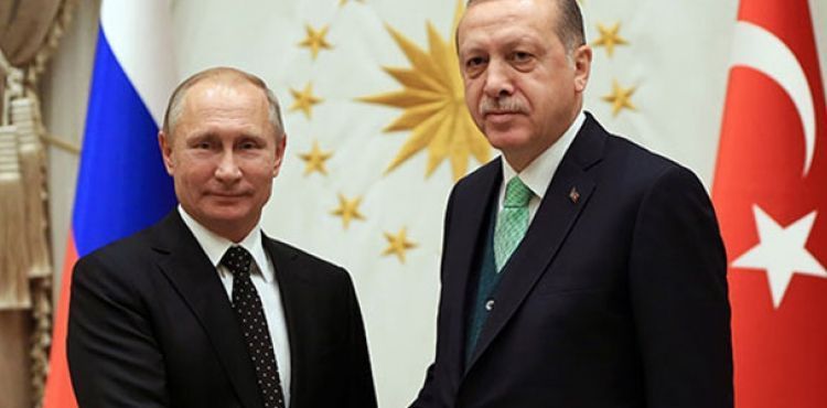 Erdoan, Putin'le grt