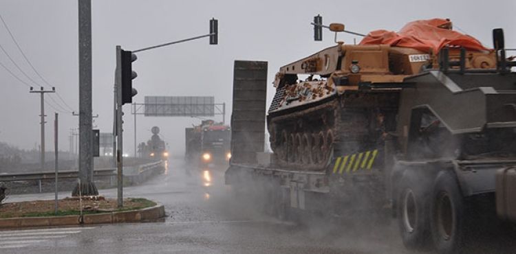 Suriye'ye tank sevkiyatı