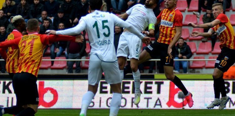 Hes Kablo Kayserispor - İttifak Holding Konyaspor: 2-2