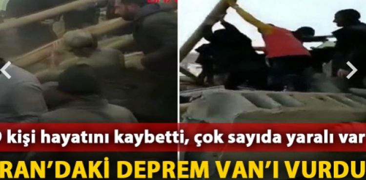 ran'daki deprem Van' vurdu! 9 kii hayatn kaybetti, ok sayda yaral