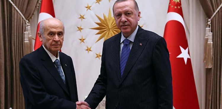 Cumhurbaşkanı Erdoğan, Bahçeli ile görüştü