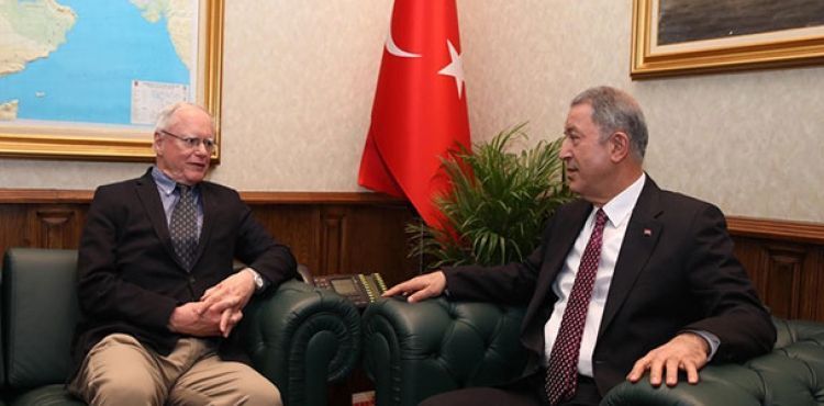 Bakan Akar, ABD Suriye Özel Temsilcisi James Jeffrey ile görüştü