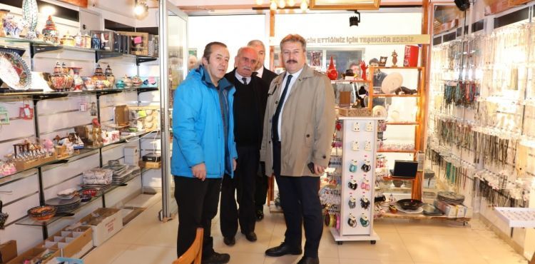 BAŞKAN PALANCIOĞLU, İLDEM ÇARŞI ESNAFIYLA BULUŞTU