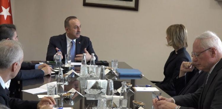Bakan Çavuşoğlu, Craft ve Jeffrey ile görüştü