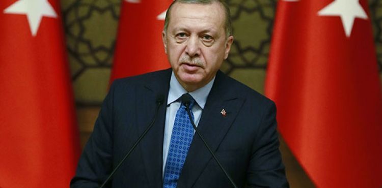 Cumhurbakan Erdoan, Fransa Cumhurbakan Macron ile grt