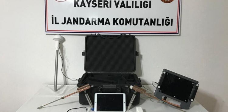 Kayseri'de define kazısına 4 gözaltı