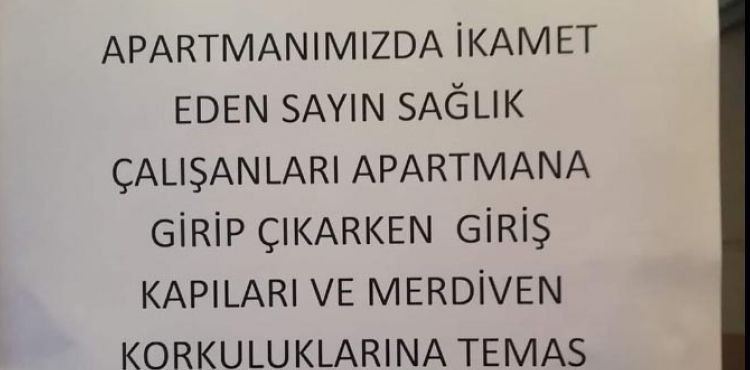 Salk alannn oturduu apartmana aslan yazya tepki